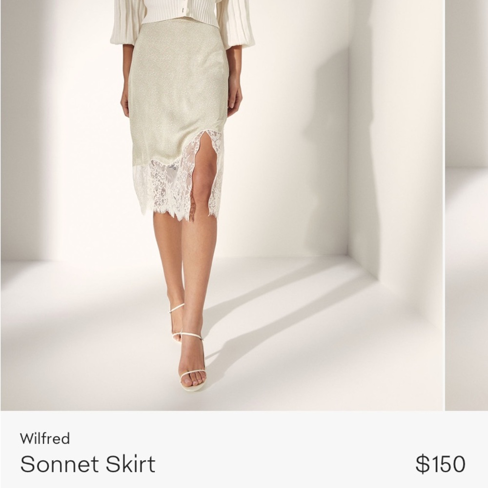 Aritzia Wilfred Sonnet Skirt